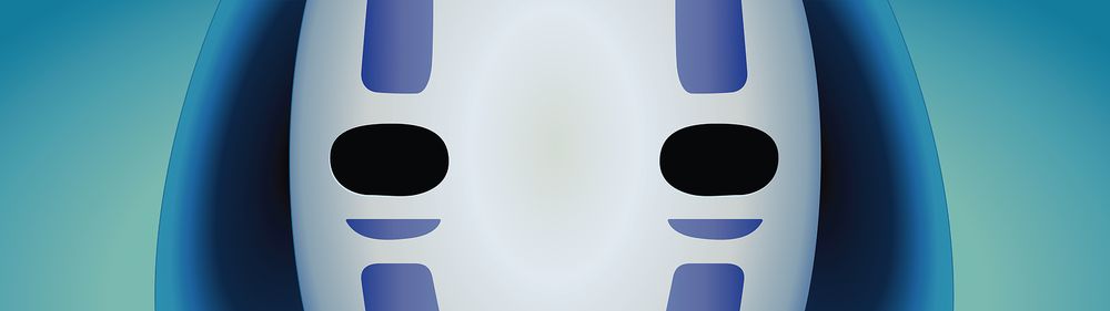 Playmat Desk Mat Anime studio ghibli spirited away dual monitors noface Play