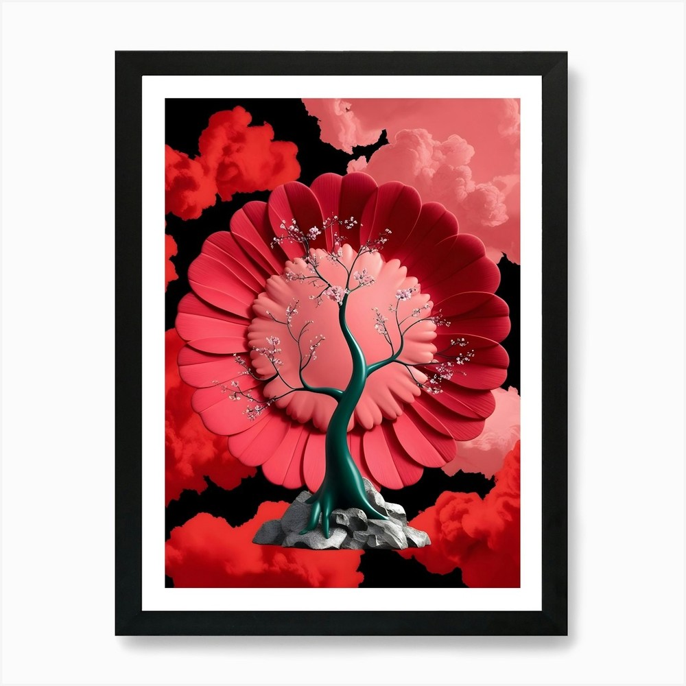 Tree of Life 73 Framed Canvas Wall Art Print Poster Picture  