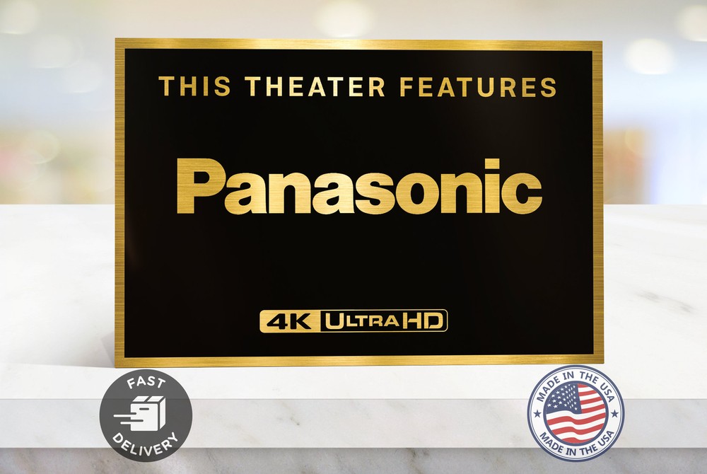 Panasonic 4K UltraHD Home Theater Sign