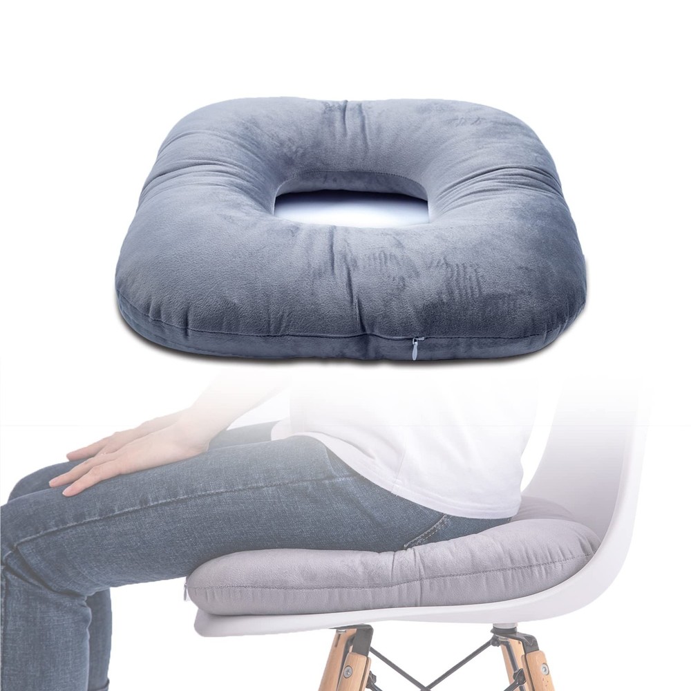 Donut Pillow for Tailbone Pain Relief, Wheelchair Cushion for Hemorrhoids and...