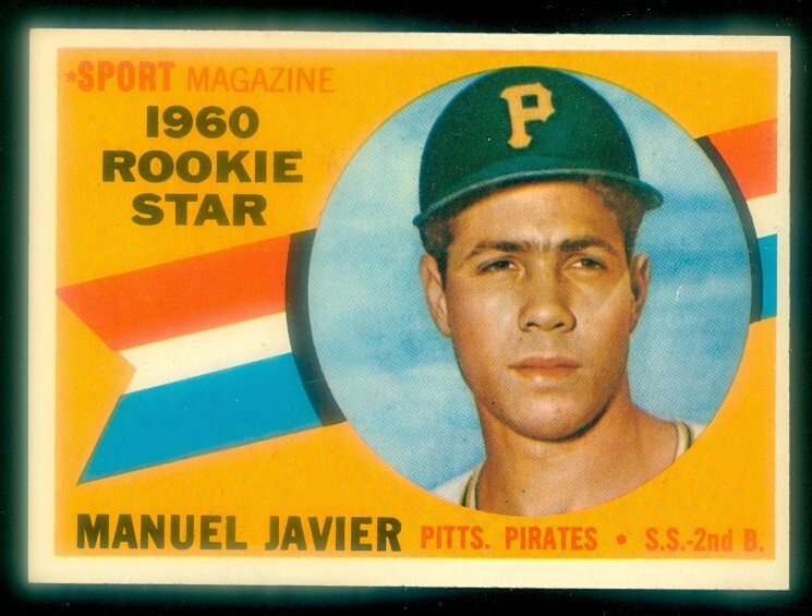 1960 TOPPS #133 MANUEL JAVIER EXMT