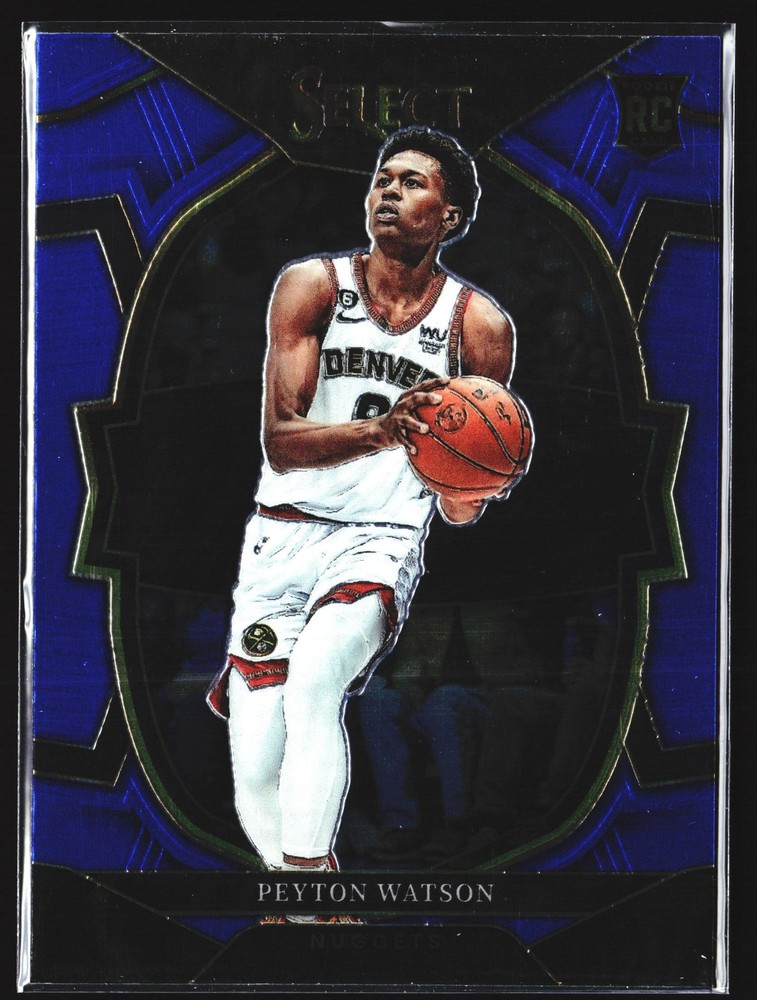 2023 Panini Select Peyton Watson Denver Nuggets Rookie Card no.74