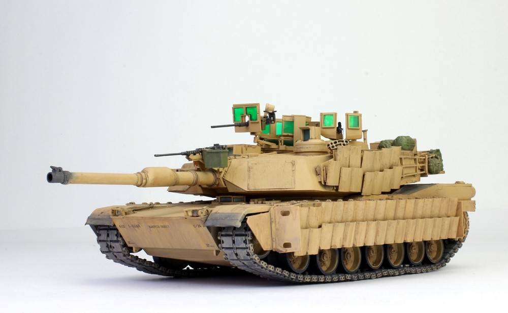 PreSale ProBuilt 1:35 US MBT M1A2 SEP Abrams Tusk II, Iraq 2008-image