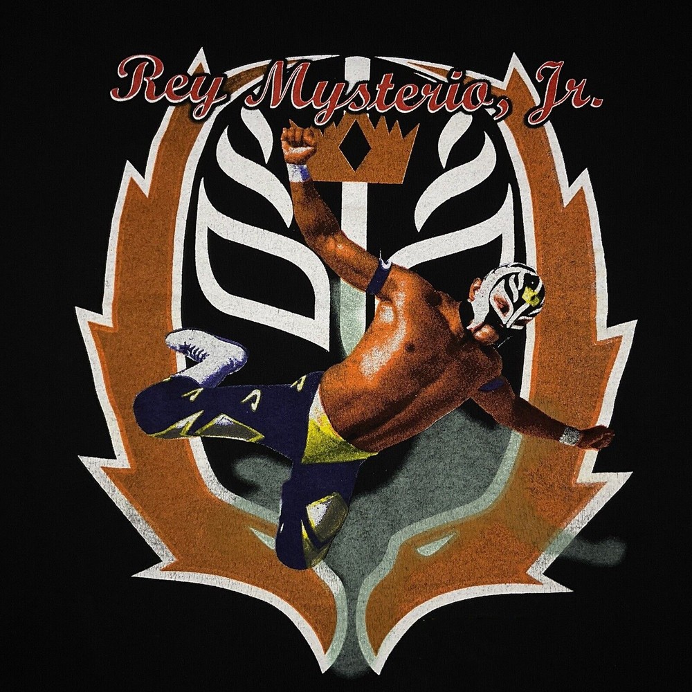 Vintage 90s Rey Mysterio T-Shirt Cotton Tee All Size S-4XL  VN1472