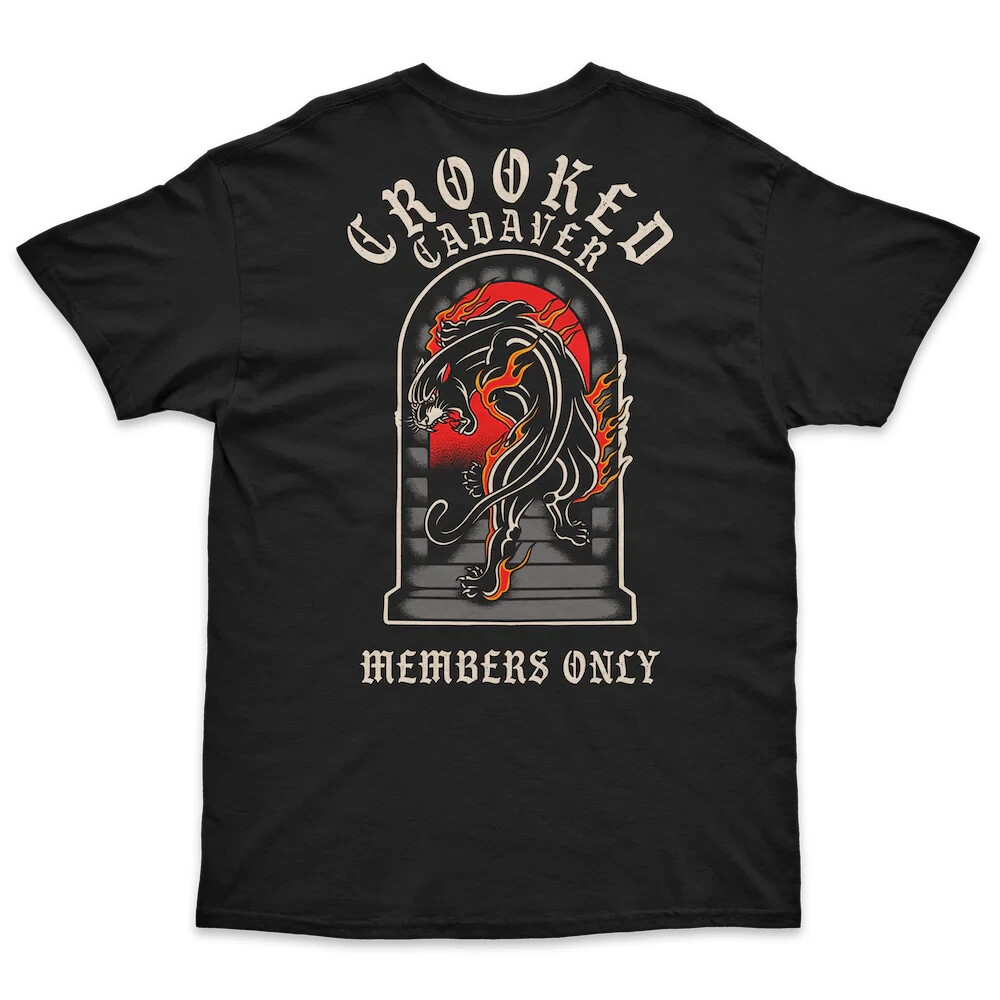 MEMBERS -BLK PANTHER MENS BLK TEE P/N TMEMB-B-L/XL-image