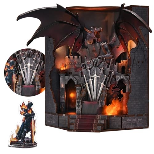 Book Nook Kit - DIY Miniature House for Adults and Teens, Booknook Tiny House