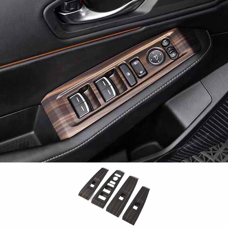 Cerradura interruptor ventana vidrio moldura panel 11 para Honda Accord 2023-24 GL madera grano