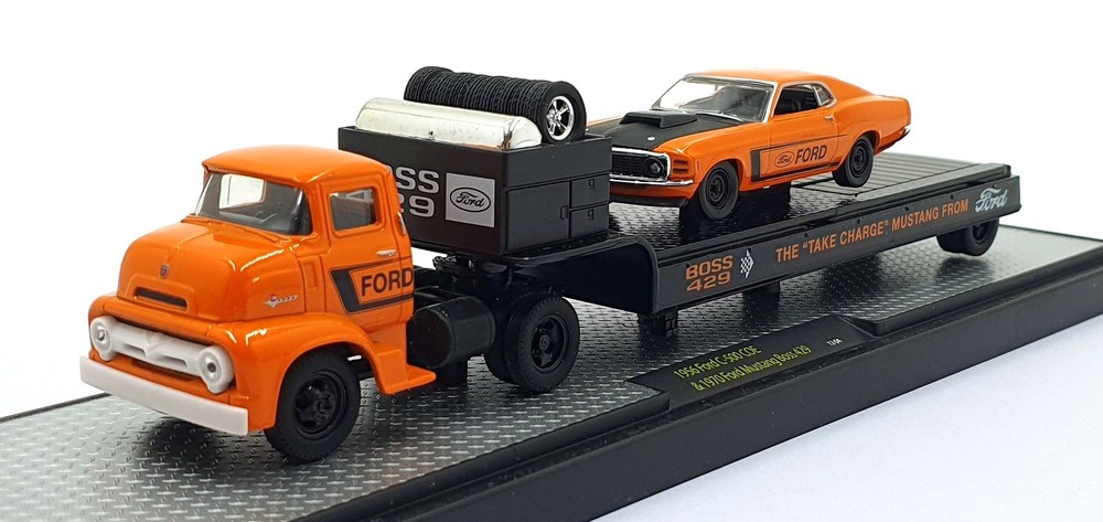Castline M2 Machines 1/64 Scale 429 '56 Ford C-500 COE and '70 Mustang Boss 429