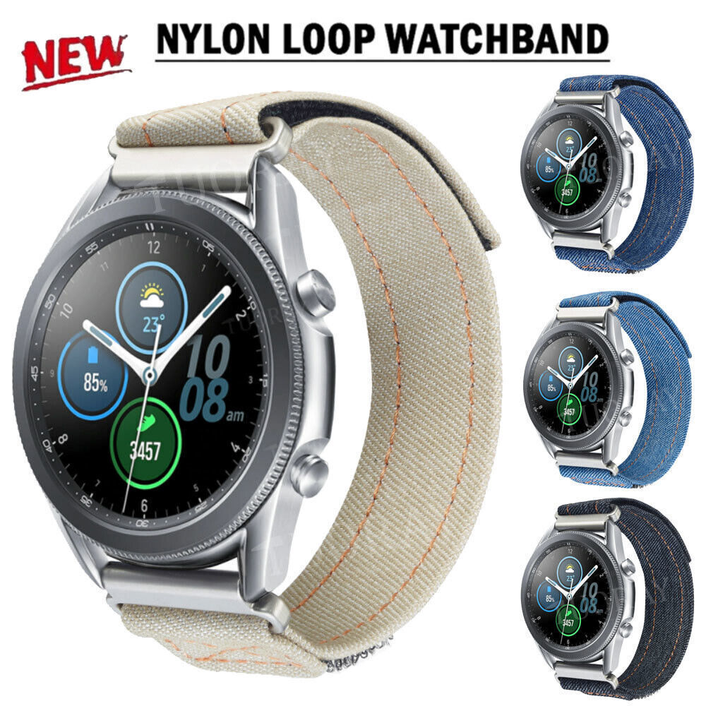 Nylon Loop Watch Band For Garmin Venu 3 2 3S 2Plus SQ Vivoactive 5 4 4S 3S Strap