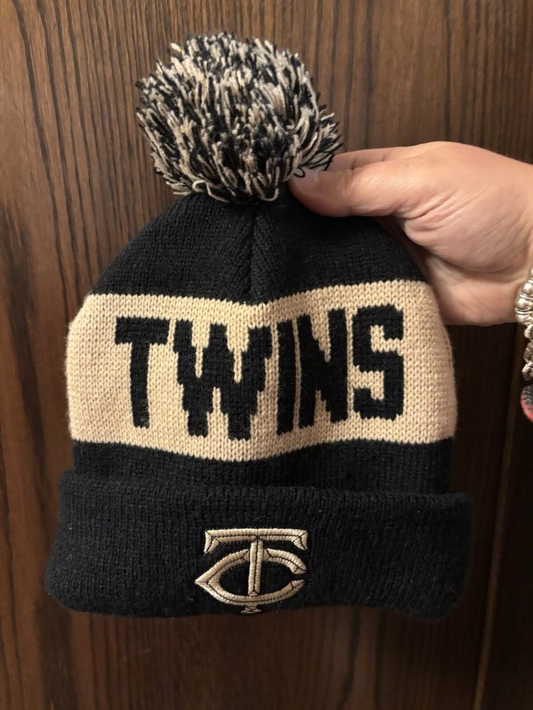Minnesota Twins Caribou Coffee Winter Pom Knit Beanie
