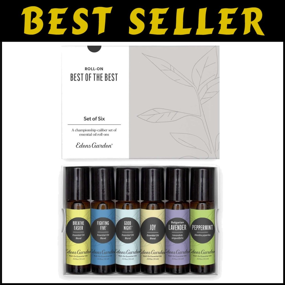 Best Essential Oils Collection for Relaxation, Breathing & Wellness Boost
