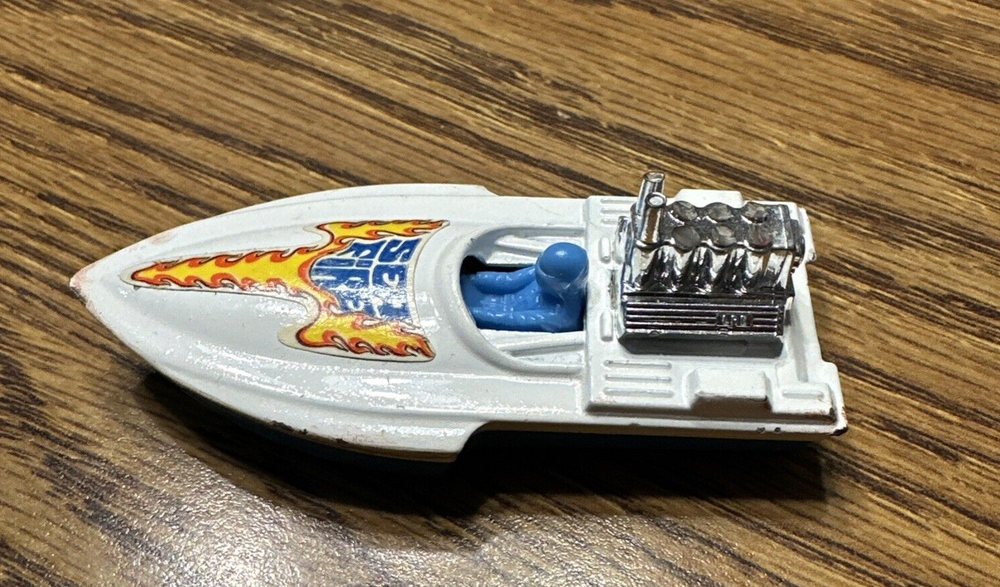 Vintage 1975 Lesney Matchbox Superfast Series No 5 Sea Fire Boat Made in England