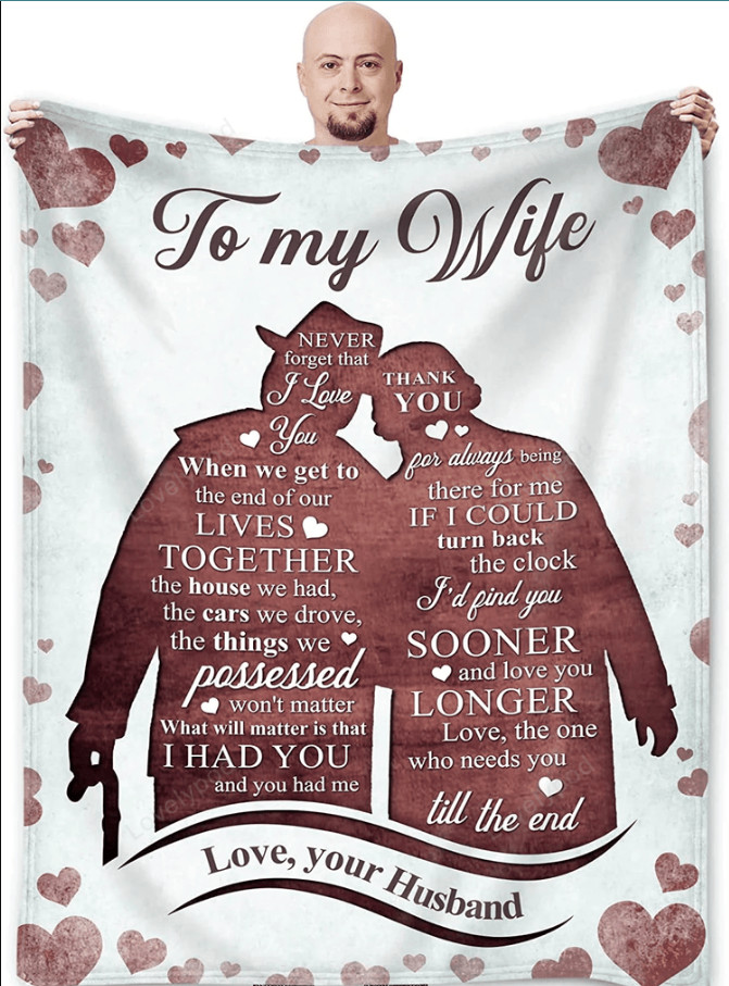 To My Wife Sofa BLANKET Best Price Mother Day Gift All Over Print Us Size-image
