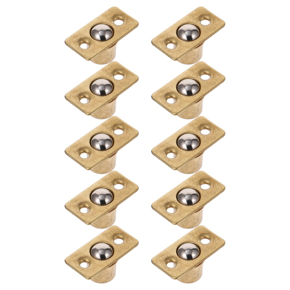 10 Copper Bump Beads Spring Latch Door Catches for Furniture Cabinets  