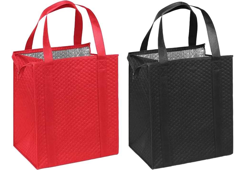 Hannah Direct Large Capacity Heavy Duty Insulated Smart Shopping Bag - Strong...