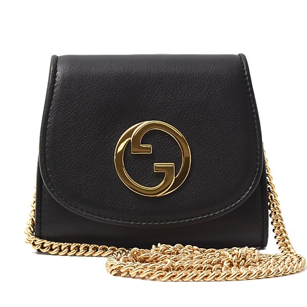 GUCCI G Blondie Medium White Chain Shoulder Bag 725219 188