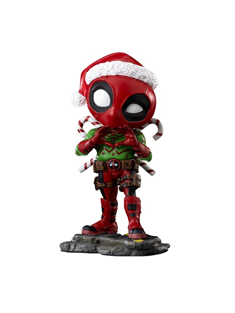 Holiday Deadpool Statue - Marvel Comics MiniCo Collectible