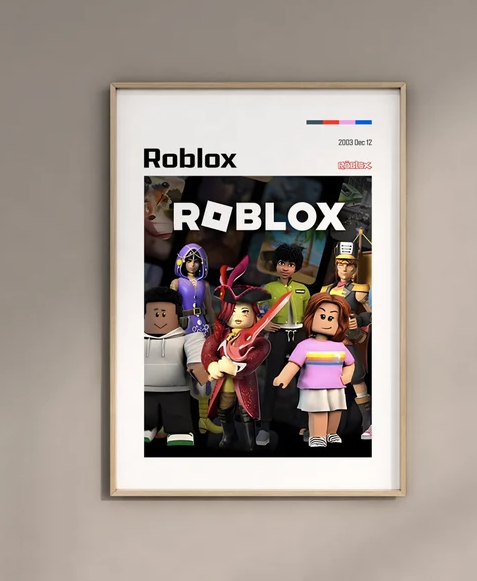 Roblox Poster Gaming Room Poster Print Game Video Games