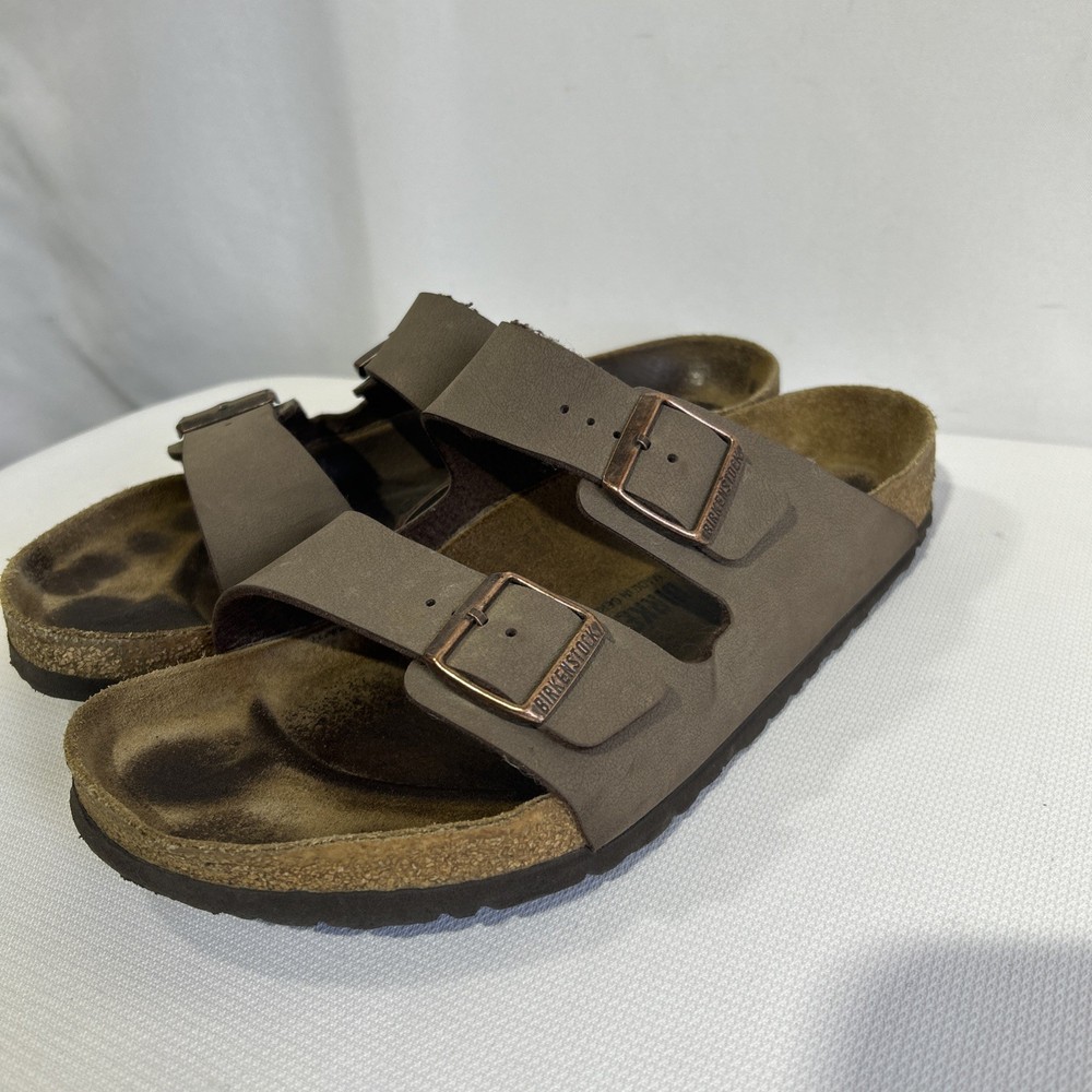 BIRKENSTOCK Arizona Two Strap Brown Sandals Mens Size 46 US 13
