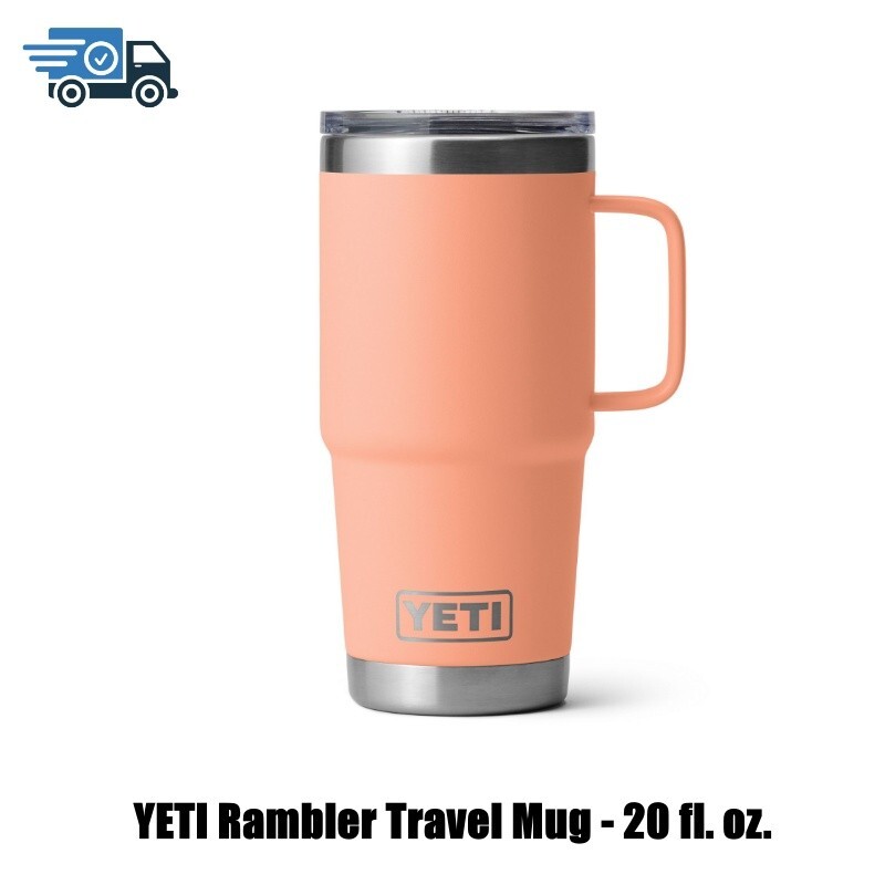 YETI Rambler 20 oz Insulated Travel Mug for Hot and Cold Drinks