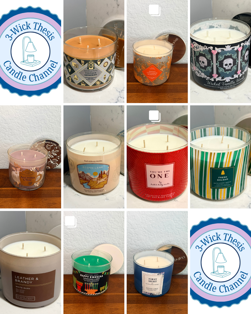 NEW Bath & Body Works 3-Wick Candle - Select Your Scent - Seasonal Discontinued-image