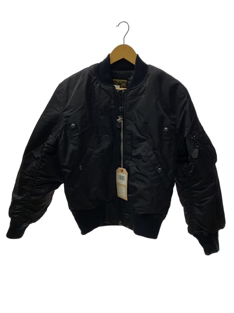 Waiper Flight Jacket/S/Nylon/Blk/Plain/23Wp22 3392
