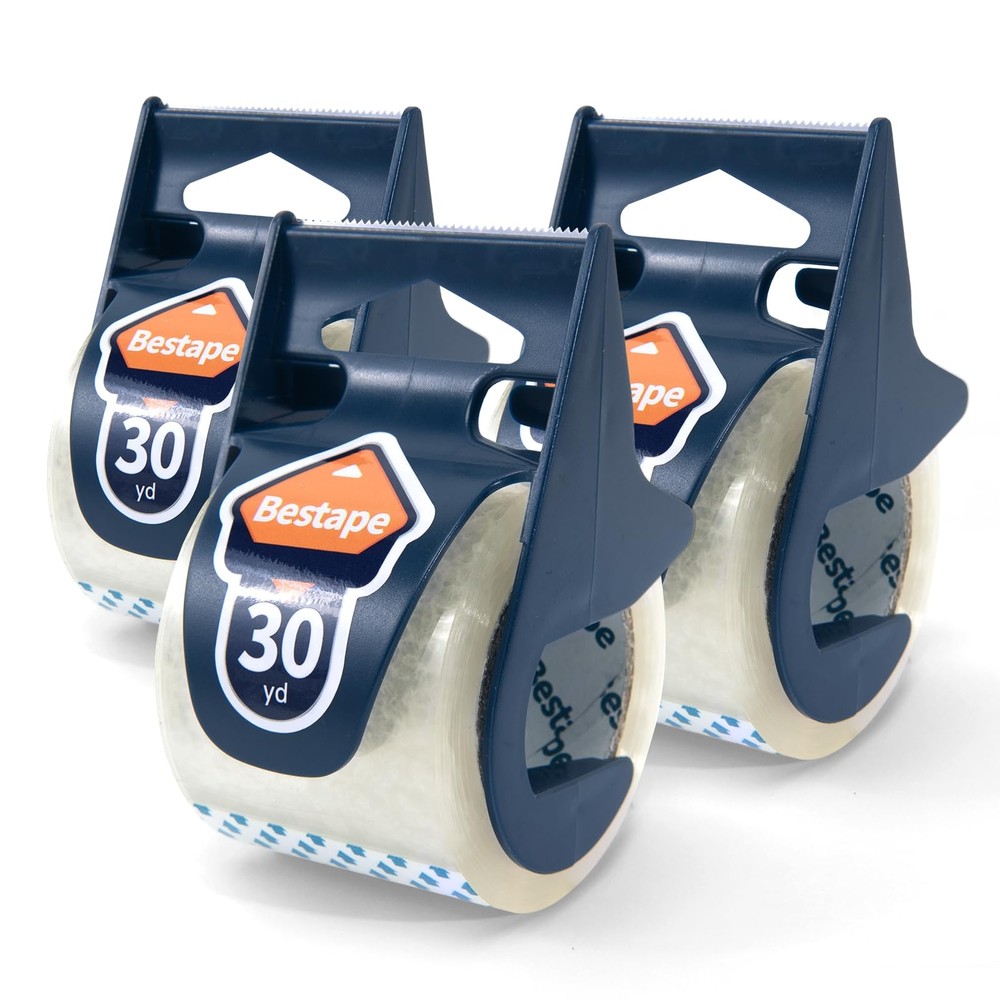 BESTAPE Clear Packaging Tape Dispensers, 1.89