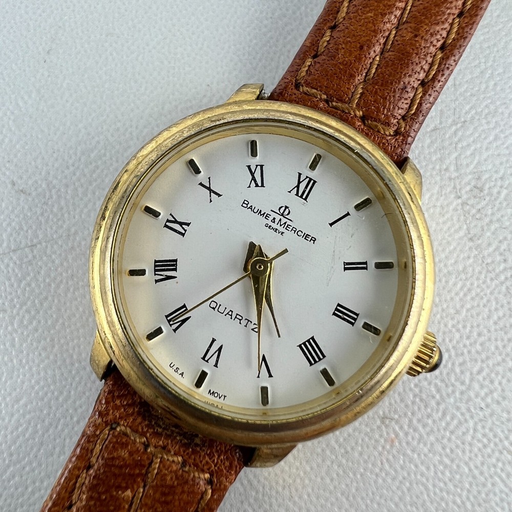 PARTS Vintage Baume & Mercier Geneve Quartz USA Movement Wristwatch