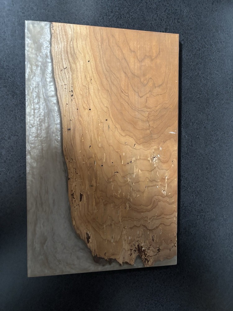 Epoxy Resin Charcuterie Board with Durable Food-Safe Finish  