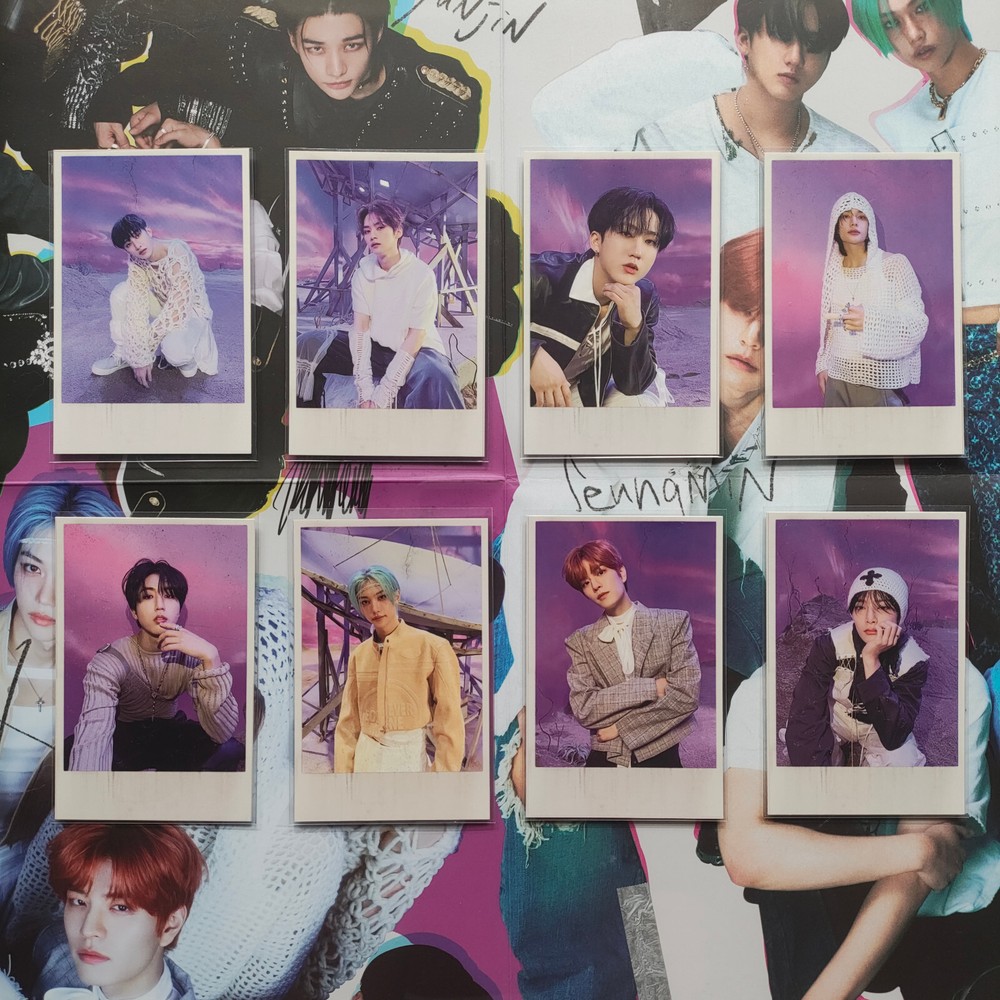 Stray Kids Rockstar Official Polaroid Photocard Full Set