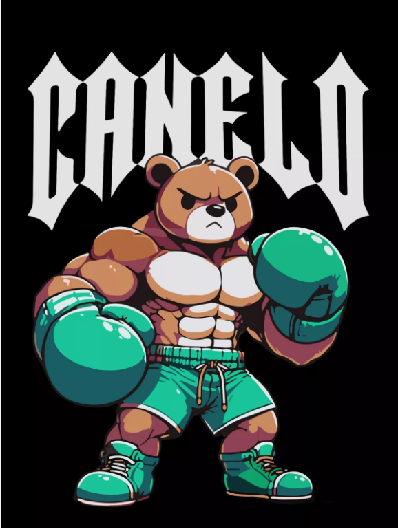 SALE Canelo Alvarez Bear tshirt Logo 2024