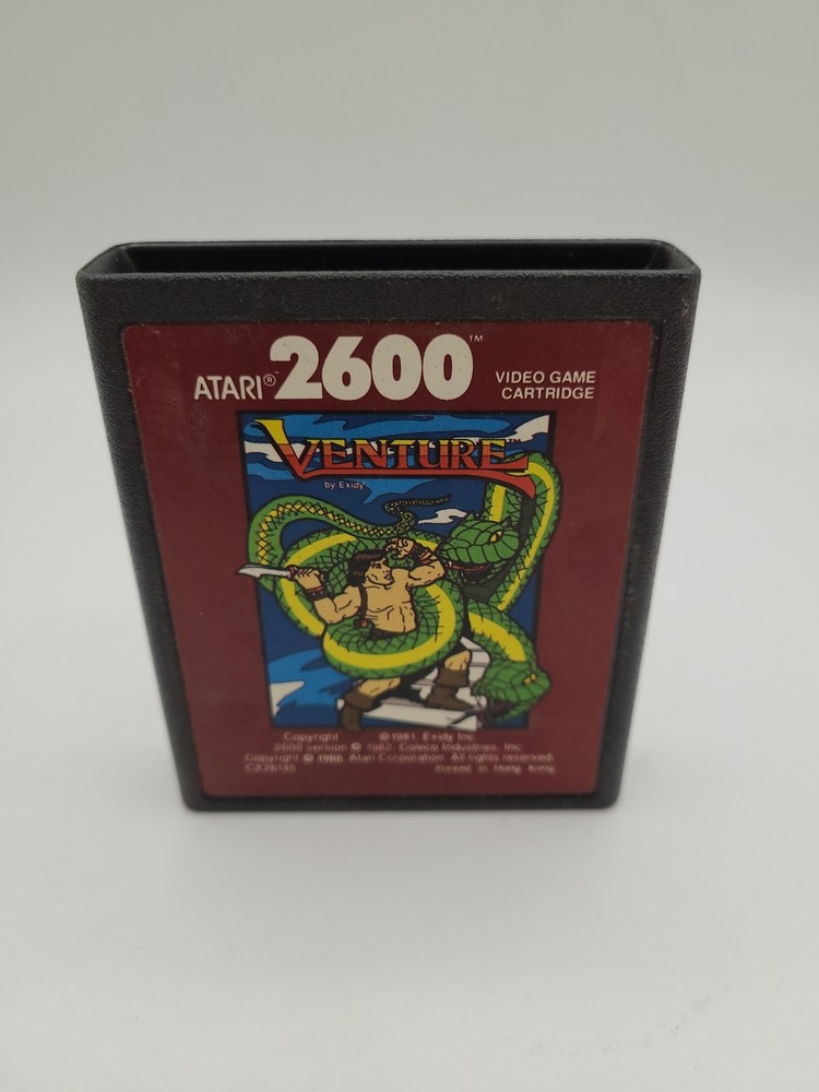 Atari 2600 Venture Game Cartridge 1981 Retro Classic