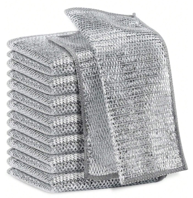 10pcs Multipurpose Wire Miracle Cleaning Cloths Thickened Cleaning Cloth Scrubs