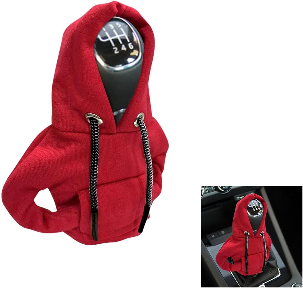 Fashionable Mini Gear Shift Hoodie Cover for Cars - Auto Shift Knob Outfit