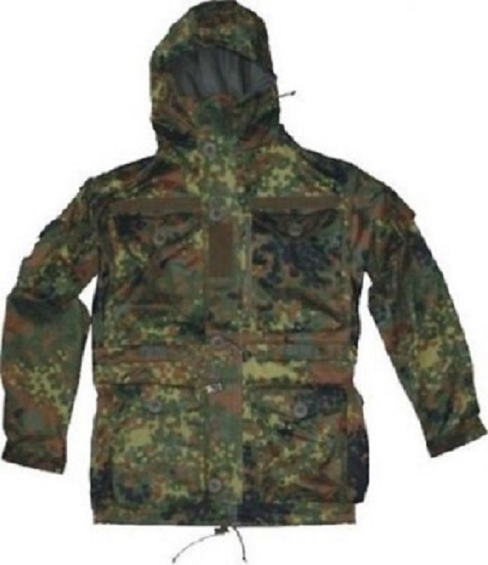 Bundeswehr BW Einsatzkampfjacke KSK Leo Köhler Smock Field Parka Flecktarn S