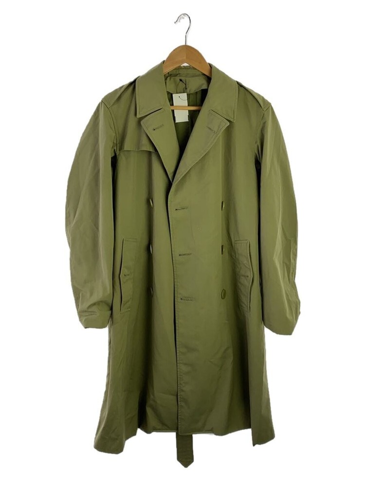 Military Trench Coat/-/-/Khk/Plain 5578