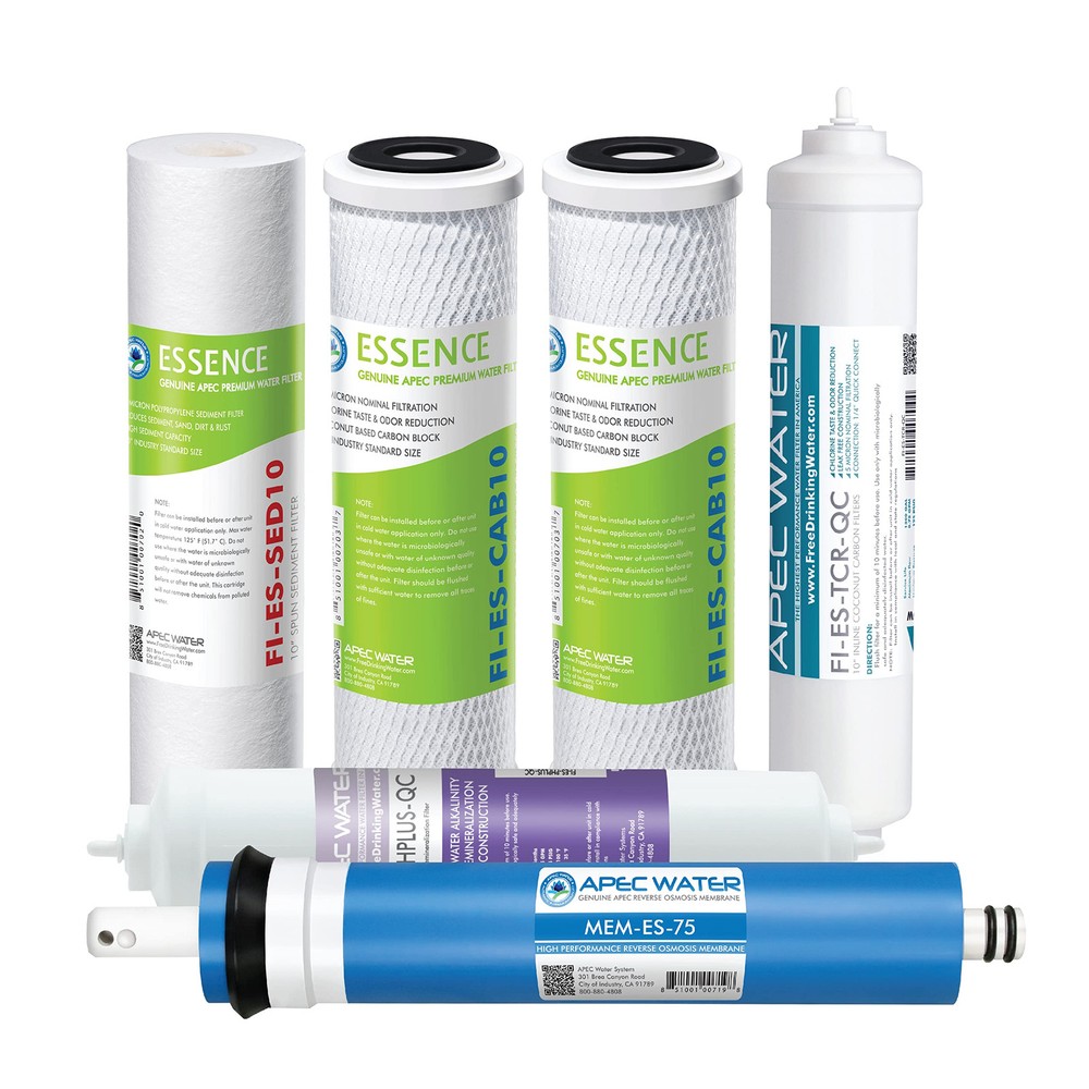 Systems FILTER-MAX-ESPH 75 GPD Complete Replacement Filter Set for ESSENCE Se...