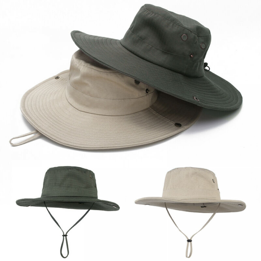 Tactical Boonie Hat Military Bucket Wide Brim Sun Cap for Fishing & Outdoor