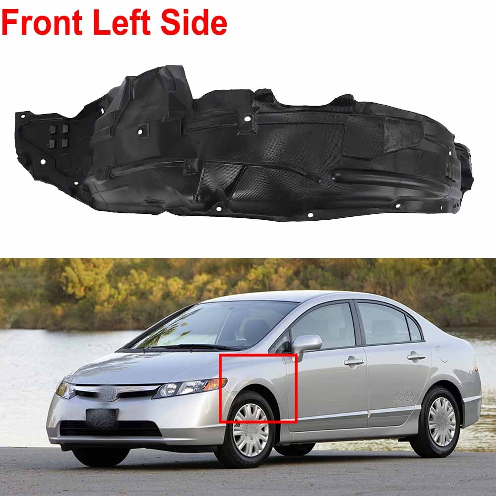 2006-2011 Honda Civic Front Left Driver Side Fender Liner Splash Shield