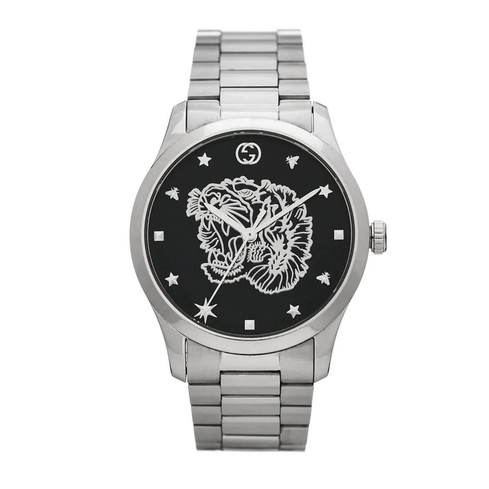 Gucci G-Timeless Black Dial Tiger Watch for Women - YA1264125 - $1060 MSRP