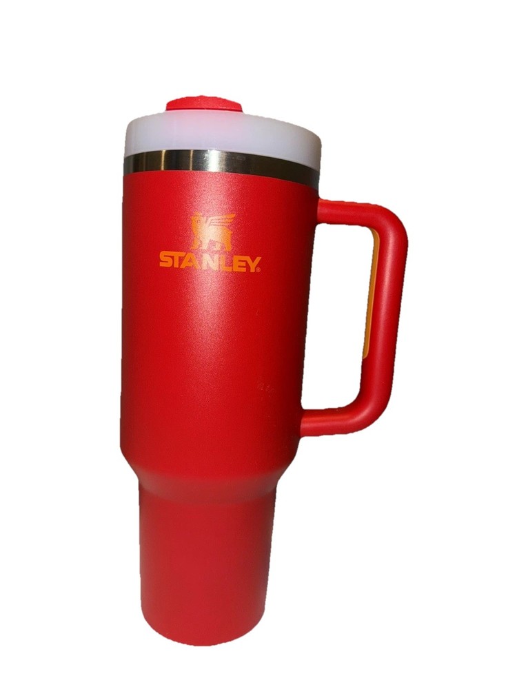 STANLEY Quencher H2.0 Tumbler Flowstate 40 oz - Chili Red & Orange