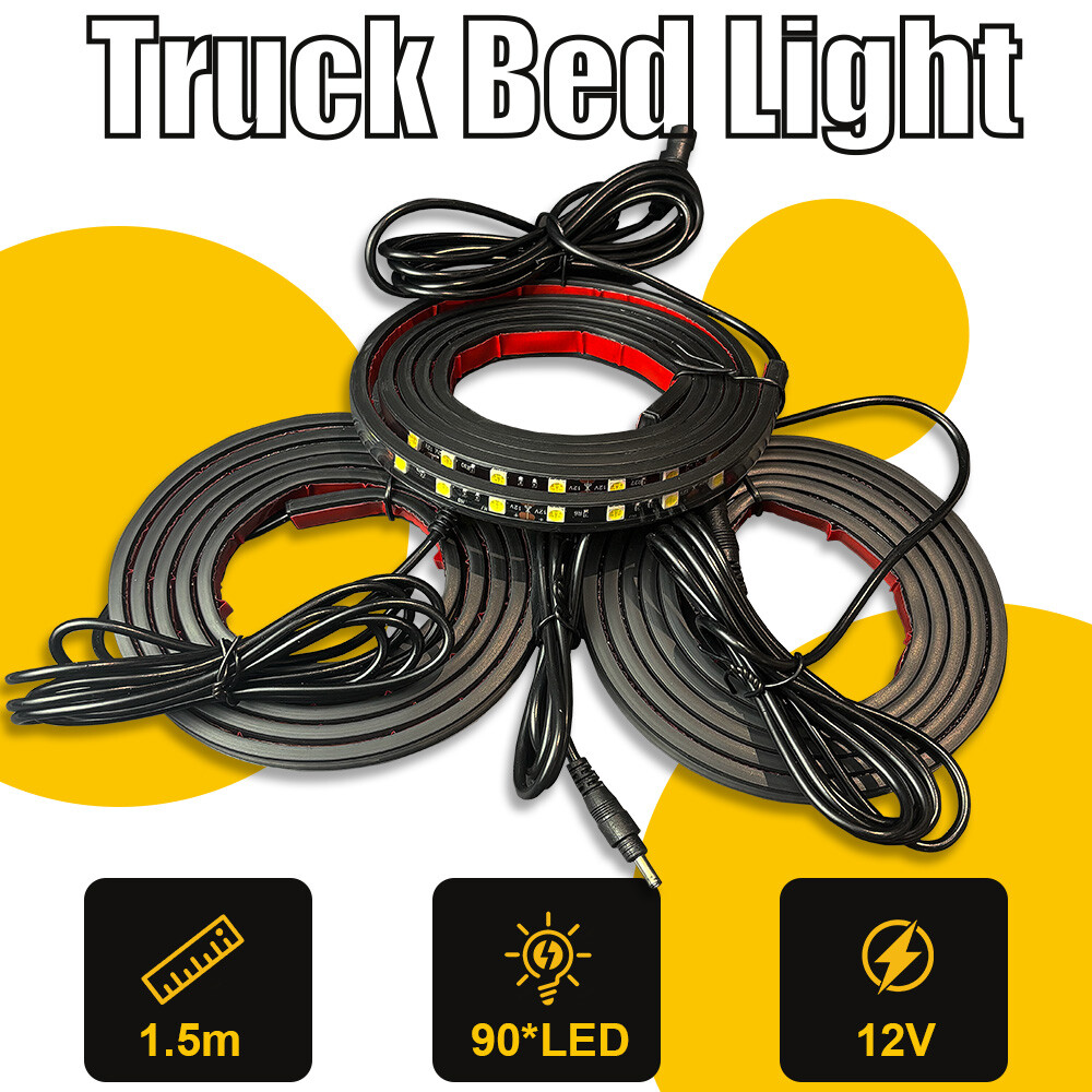 60-Inch 3-Piece LED Truck Bed Lighting Strip Kit for Ram 1500 2500 3500