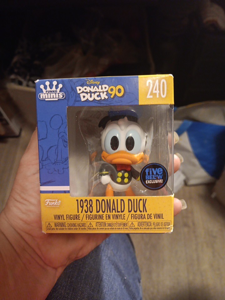 Funko Disney 1938 Donald Duck Mini Open Box Five Below Exclusive