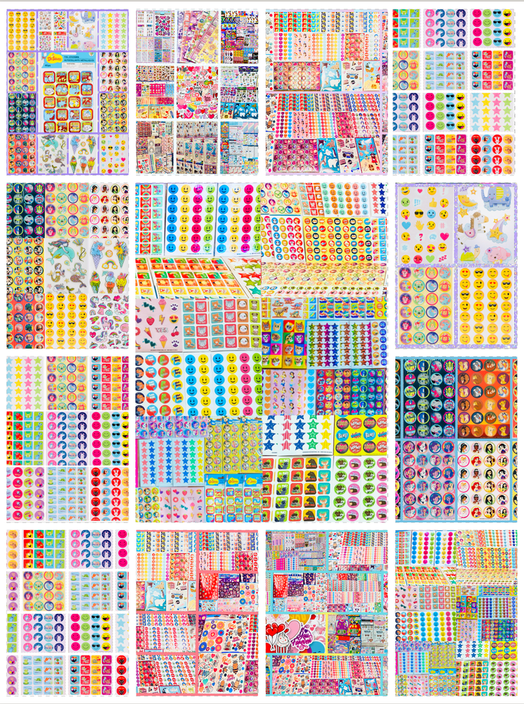 Massive 3099+ PC Sticker Kit for Planners Scrapbooks DIY Crafts All Themes