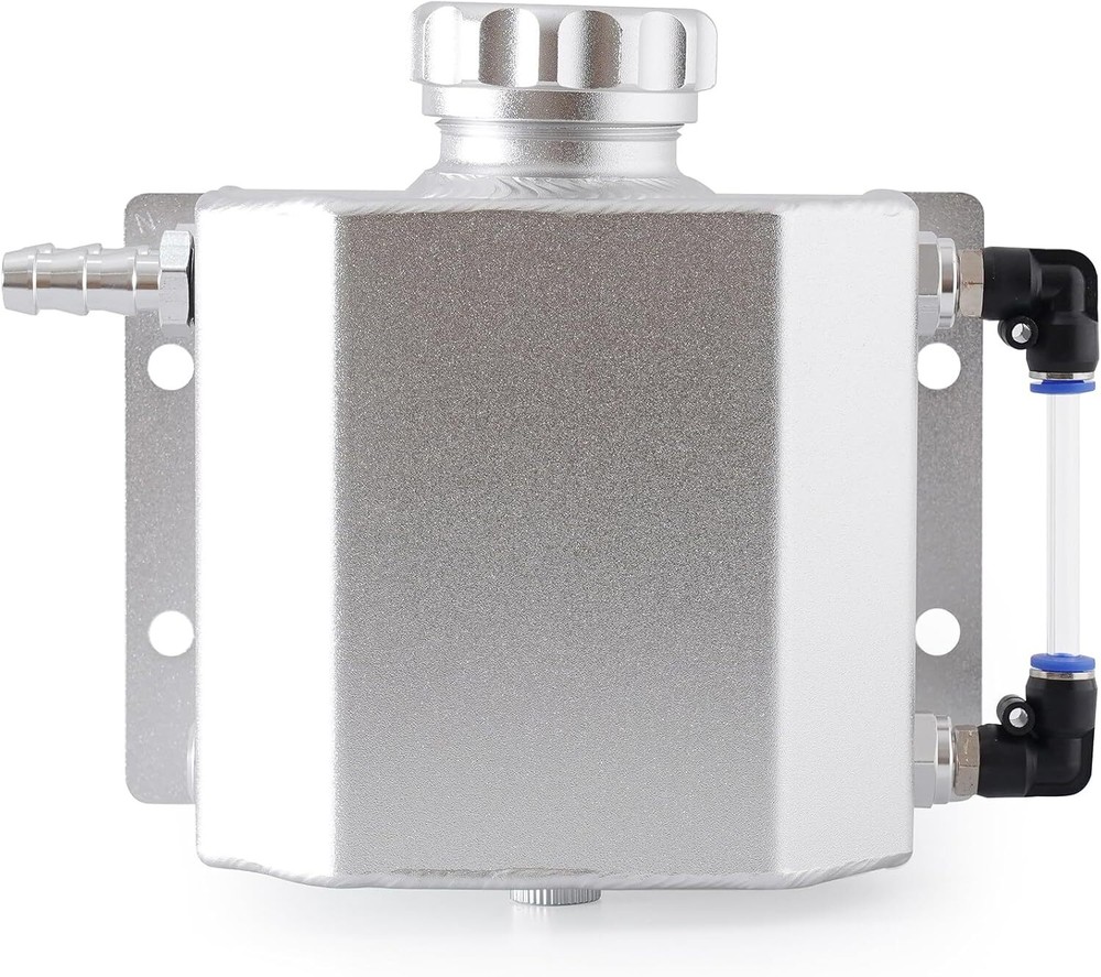 1L Aluminum Radiator Coolant Overflow Bottle Recovery Water Tank Reservoir