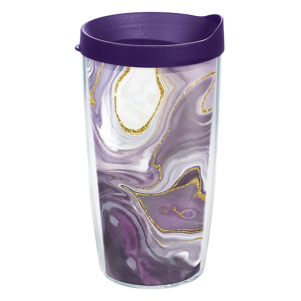Alexandrite Marble Double-Walled Insulated Tumbler Travel Cup Made in USA