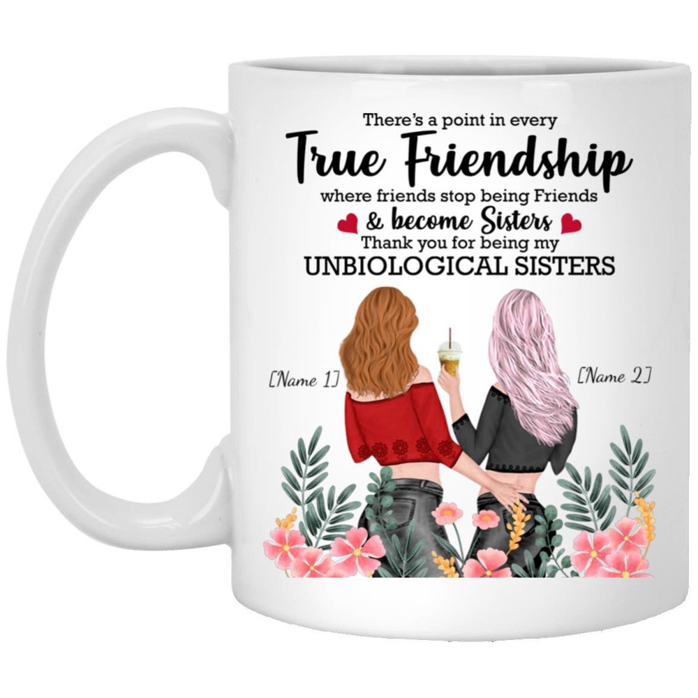Personalized Best Friends There’s A Point In Every True Mug