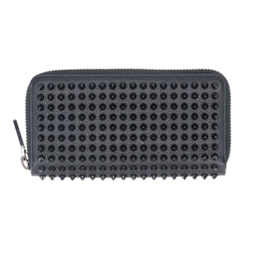 Preowned Christian Louboutin Panetone Spike Studs Long Wallet AB Rank