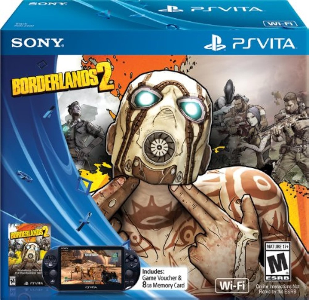 Borderlands 2 PS Vita 2000 Limited Edition Bundle Very Good Condition