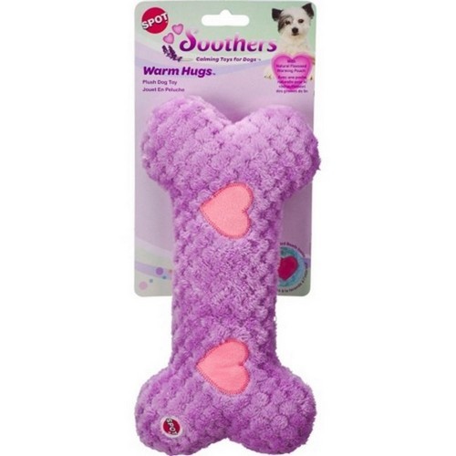 Warm Hug Soothing Bone Dog Toy 12 Inch 1 Count